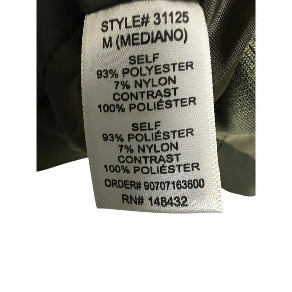 Be Cool men's medium green jacket windbreaker Casual M Basic Normcore - Picture 5 of 7